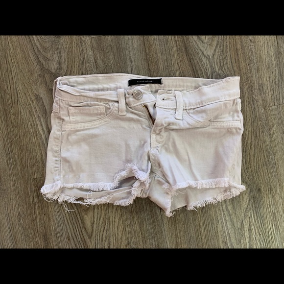 White flying monkey jean shorts size 24 - Picture 3 of 3